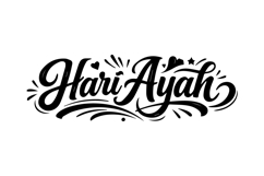 Father’s Day Lettering Horizontal Black and White Design Product Image 1