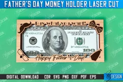 Father’s Day Money Holder | Money Card | Greeting Card | CNC Product Image 1