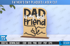 Father&#039;s Day Plaques Laser Cut Bundle, Father&#039;s Day Decor Product Image 12