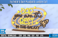 Father&#039;s Day Plaques Laser Cut Bundle, Father&#039;s Day Decor Product Image 4
