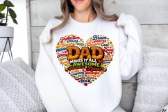 Father's Day PNG, Faux Yarn Dad PNG, Best Dad Ever PNG, Dad Product Image 5