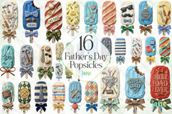 Father's Day Popsicles Trio Clipart Product Image 1