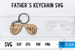 Father&#039;s Day Keyhain | Laser Cut Design | Father&#039;s Quotes Product Image 1