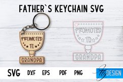 Father&#039;s Day Keyhain | Laser Cut Design | Father&#039;s Quotes Product Image 1