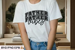 Varsity Daddy PNG, Father Vibes SVG T-shirt Design Product Image 3
