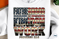 Fatherhood Is Kingdom Work PNG Product Image 1