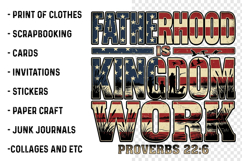 Fatherhood Is Kingdom Work PNG Product Image 3