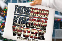 Fatherhood Is Kingdom Work PNG Product Image 4