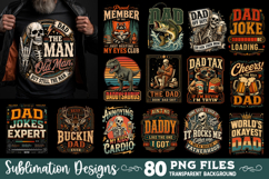 Funny Dad sublimation bundle 80 designs Product Image 4