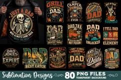 Funny Dad sublimation bundle 80 designs Product Image 5
