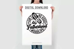 Ain't No Hood Like Fatherhood SVG | Father's Day | Dad Life Product Image 3