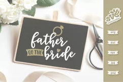 Father of the Bride SVG file for Cricut Product Image 5