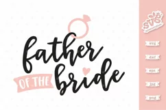 Father of the Bride SVG file for Cricut Product Image 7