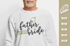 Father of the Bride SVG file for Cricut Product Image 2