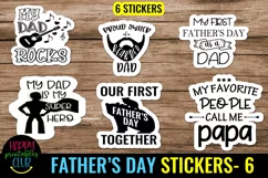Father's Day Stickers I Printable Dad Stickers Product Image 1