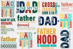 Father's Day PNG, Faux Yarn Dad PNG, Dad Ever PNG Product Image 1