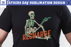 Fathers Day Sublimation Design | Dad recharge mode png Product Image 1