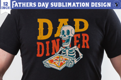 Fathers Day Sublimation Design | Dad dinner specialist png Product Image 1