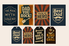 Christmas card, Watercolor greeting Card, Gift Tag Bundle Product Image 10