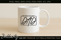 Mothers Day SVG Fathers Day SVG Mom Dad T-shirt Mug Design Product Image 5