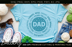 Fathers Day SVG for Cricut Papa Daddy Dad T-shirt Mug Design Product Image 4