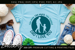Fathers Day SVG for Cricut Papa Daddy Dad T-shirt Mug Design Product Image 6