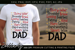 Fathers Day Subway Art SVG Papa Daddy Dad T-shirt Mug Design Product Image 2