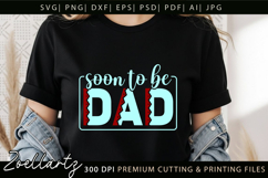 Fathers Day SVG Daddy Papa Soon To Be Dad T-shirt Mug Design Product Image 4