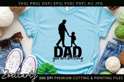 Fathers Day SVG for Cricut Papa Daddy Dad T-shirt Mug Design Product Image 5