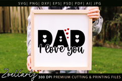 Fathers Day SVG for Cricut Papa Daddy Dad T-shirt Mug Design Product Image 4