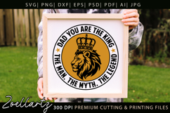 Fathers Day SVG for Cricut Papa Daddy Dad T-shirt Mug Design Product Image 4