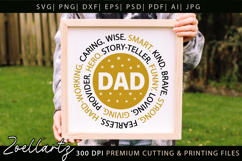 Fathers Day SVG for Cricut Papa Daddy Dad T-shirt Mug Design Product Image 2