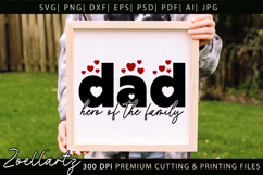 Fathers Day SVG for Cricut Papa Daddy Dad T-shirt Mug Design Product Image 6