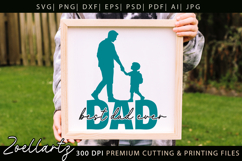Fathers Day SVG for Cricut Papa Daddy Dad T-shirt Mug Design Product Image 5