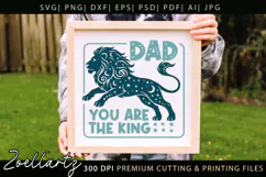 Fathers Day SVG for Cricut Papa Daddy Dad T-shirt Mug Design Product Image 3