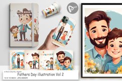 Digital Paper Father's Day Art Product Image 1