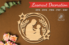 Fathers Day Laser Cut Decoration SVG Product Image 1