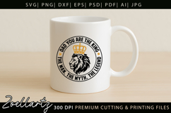 Fathers Day SVG for Cricut Papa Daddy Dad T-shirt Mug Design Product Image 4