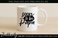 Fathers Day SVG Cut File Dad Daddy Papa SVG Dad T-shirt Mug Product Image 2