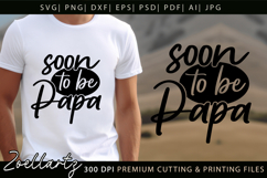 Fathers Day SVG Cut File Dad Daddy Papa SVG Dad T-shirt Mug Product Image 3