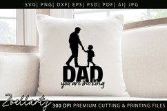 Fathers Day SVG for Cricut Papa Daddy Dad T-shirt Mug Design Product Image 4