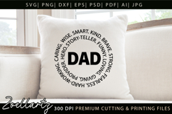 Fathers Day SVG for Cricut Papa Daddy Dad T-shirt Mug Design Product Image 5