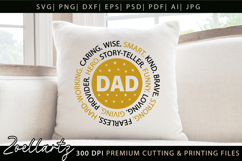 Fathers Day SVG for Cricut Papa Daddy Dad T-shirt Mug Design Product Image 1