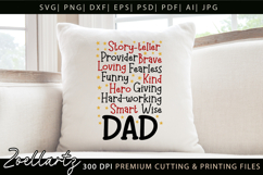 Fathers Day Subway Art SVG Papa Daddy Dad T-shirt Mug Design Product Image 4