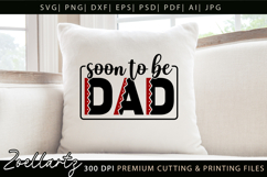 Fathers Day SVG Daddy Papa Soon To Be Dad T-shirt Mug Design Product Image 6