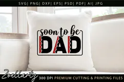 Fathers Day SVG Daddy Papa Soon To Be Dad T-shirt Mug Design Product Image 6