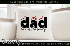 Fathers Day SVG for Cricut Papa Daddy Dad T-shirt Mug Design Product Image 1