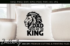 Fathers Day SVG for Cricut Papa Daddy Dad T-shirt Mug Design Product Image 2