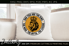 Fathers Day SVG for Cricut Papa Daddy Dad T-shirt Mug Design Product Image 2