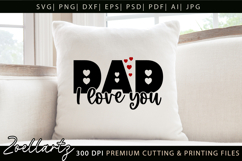 Fathers Day SVG for Cricut Papa Daddy Dad T-shirt Mug Design Product Image 5